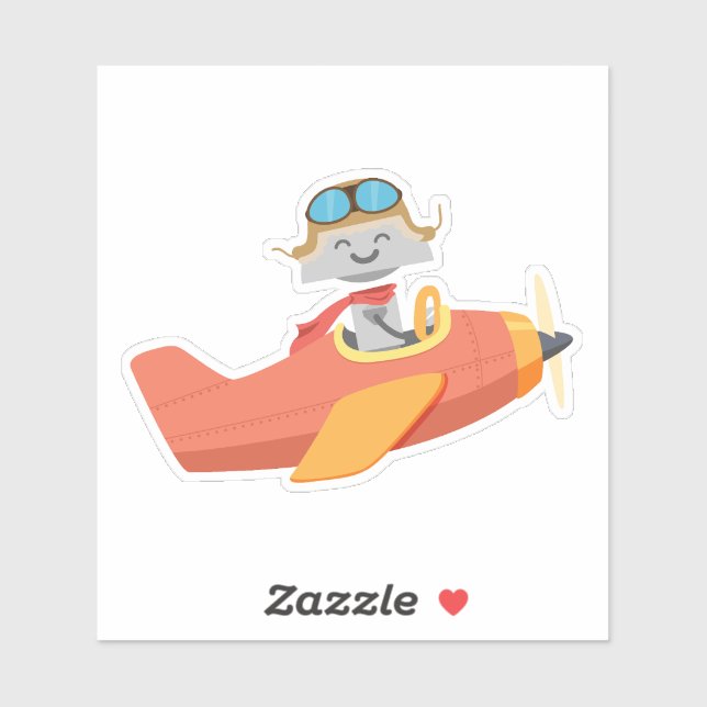 Mia plane sticker (Sheet)