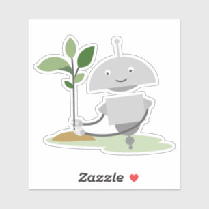 Mia planting tree sticker