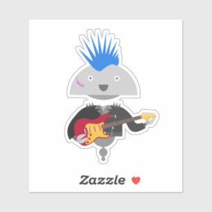 Mia rock-star sticker