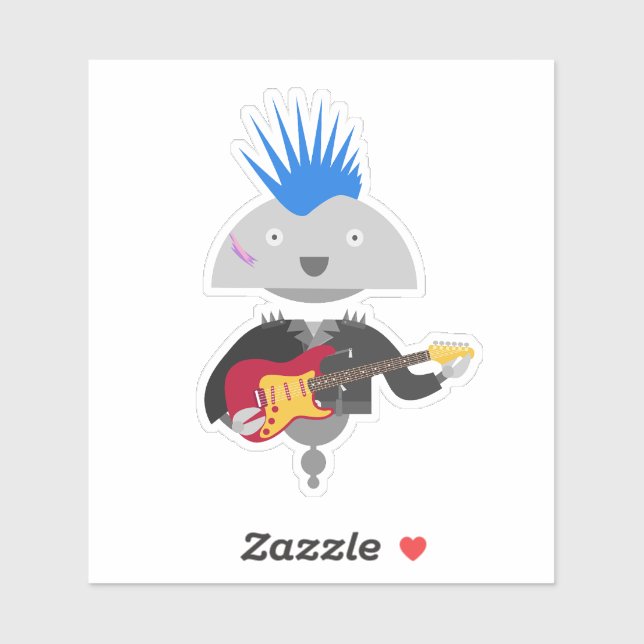 Mia rock-star sticker (Sheet)