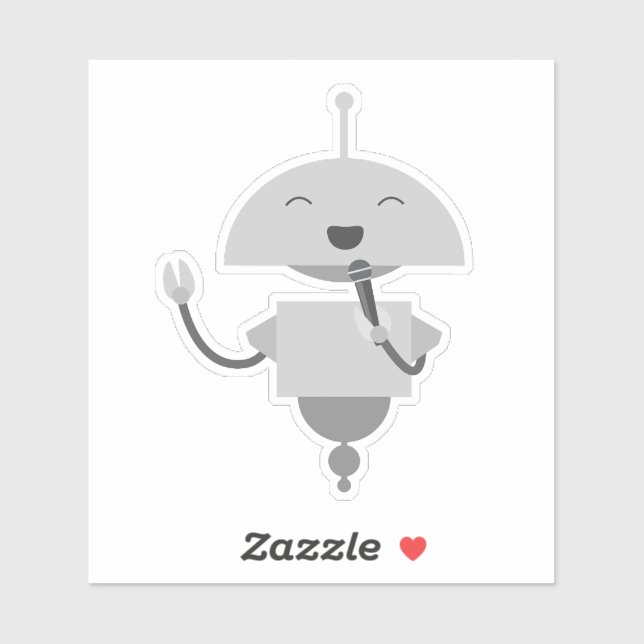 Mia singing sticker (Sheet)