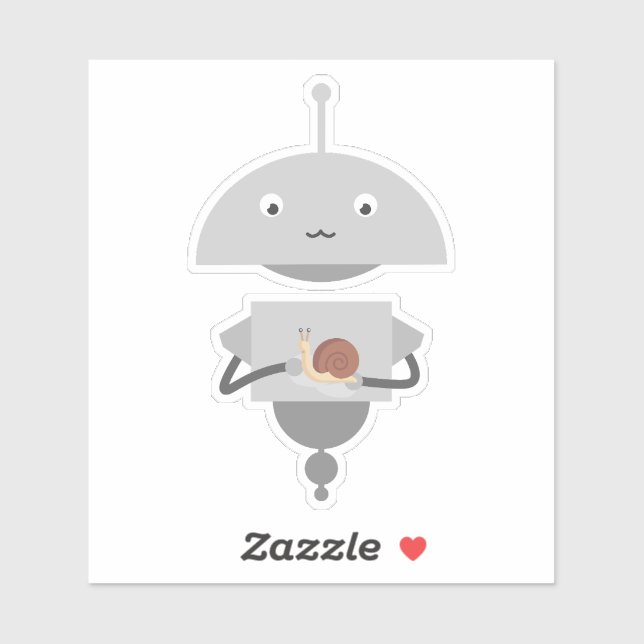 Mia snail sticker (Sheet)