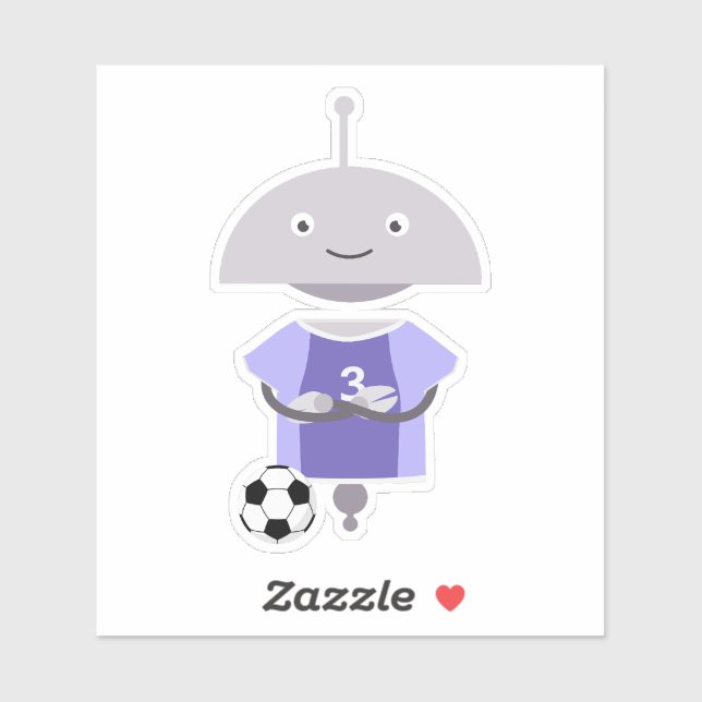 Mia soccer sticker (Sheet)