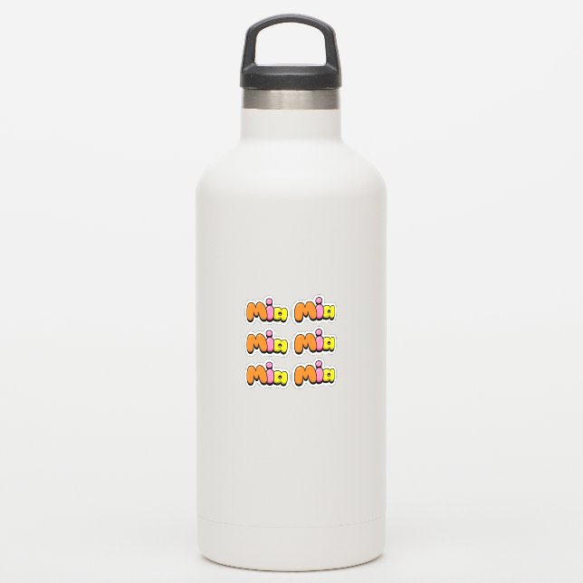 Mia Sticker | Zazzle