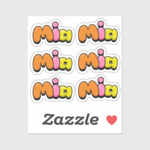 Mia Sticker
