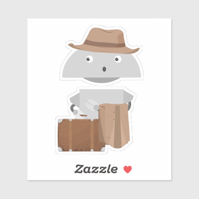 Mia traveling sticker (Sheet)