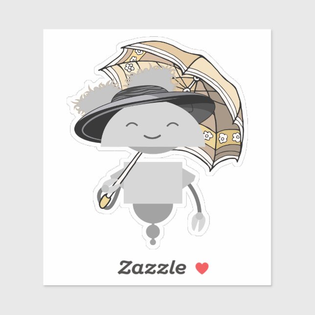 Mia umbrella sticker (Sheet)