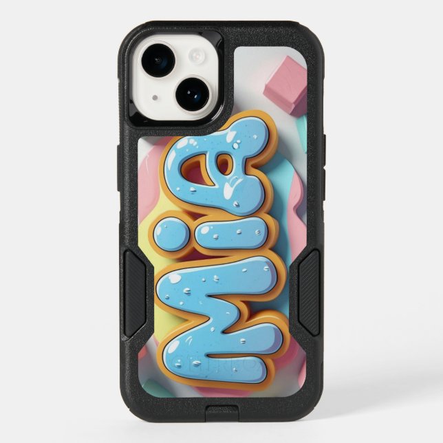 Mia written in graffiti font otterbox iPhone case (Back)