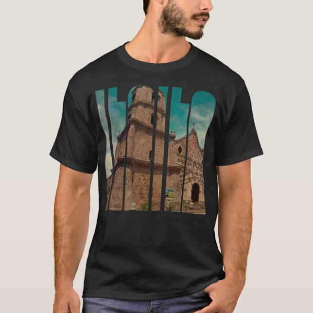 Miagao Church Iloilo Artwork T-Shirt (Front)