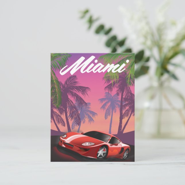 Miami 1990s Sports car (Standing Front)