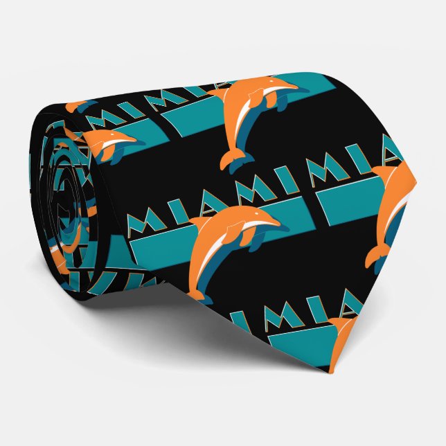 MIAMI 80S NECK TIE (Rolled)