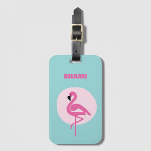 Miami Acrylic Luggage Tag