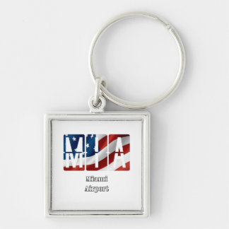 Miami Airport logo Keychain