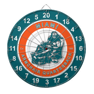 Miami Armchair Quarterback Football Dartboard