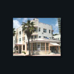 Miami Art Deco Canvas Print<br><div class="desc">Art Deco building in North Miami Beach, Florida.</div>
