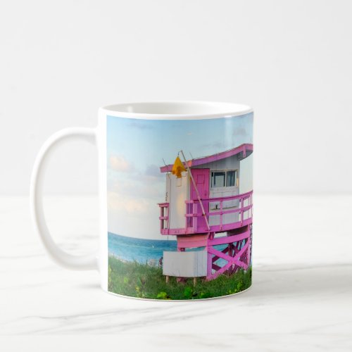 Miami Art Deco Lifeguard Stand Coffee Mug