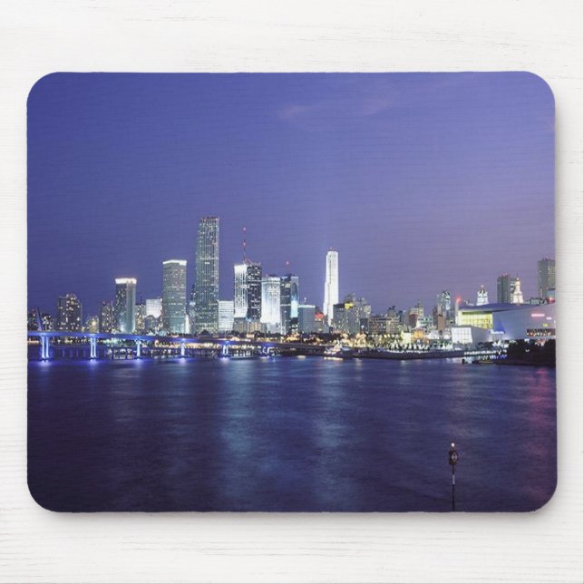 Miami at Twilight Mouse Pad (Front)
