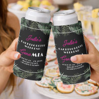 Miami Bachelorette Party Weekend Can Coolers