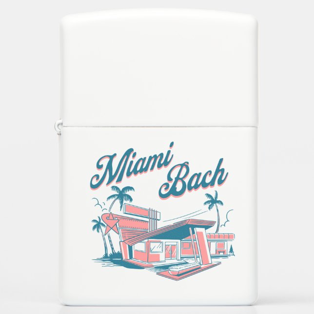 miami bachelorette weekend zippo lighter (Front)
