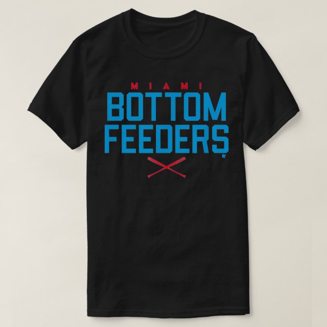 Miami Baseball  Bottom Feeders  T-Shirt (Design Front)