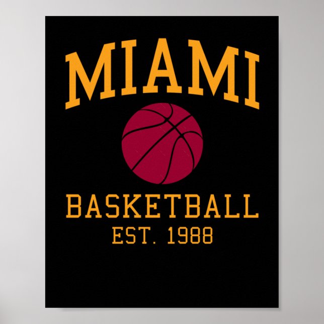 Miami Basketball  Poster (Front)