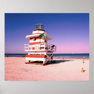 Vintage Miami Beach Art & Wall Décor | Zazzle