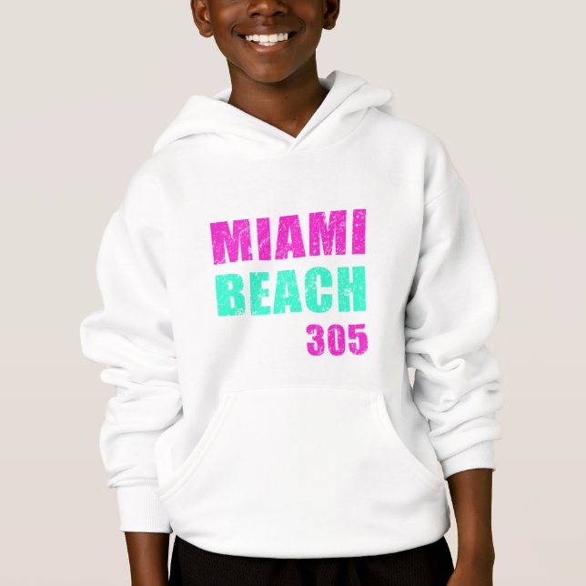 Miami Beach 305 Hoodie (Front)