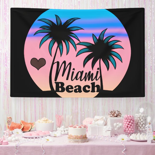 Miami Beach  Banner (Party)