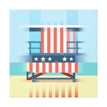 miami Beach | Booth Canvas Print miami Beach | Booth Canvas Print