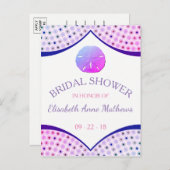 Miami Beach Bridal Shower Invitation (Front/Back)