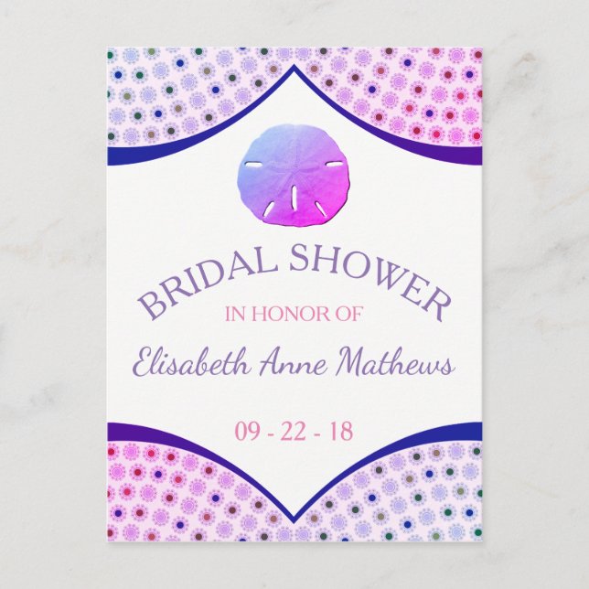 Miami Beach Bridal Shower Invitation (Front)