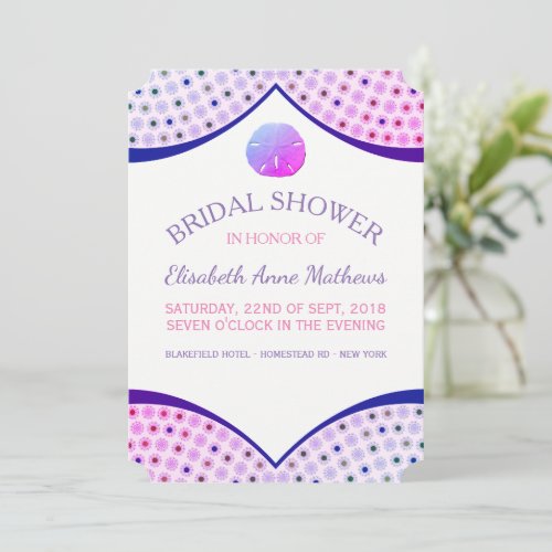 Miami Beach Bridal Shower Invitation
