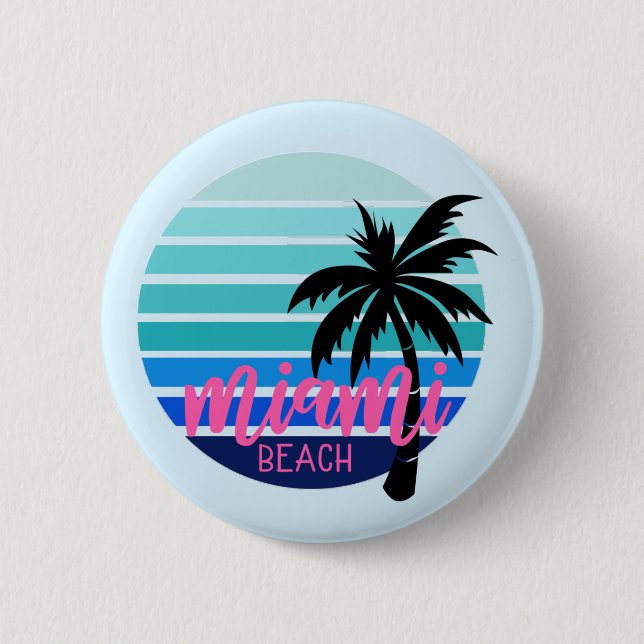 Miami Beach  Button (Front)