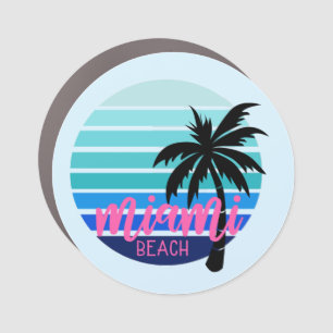 Miami Beach Car Magnet