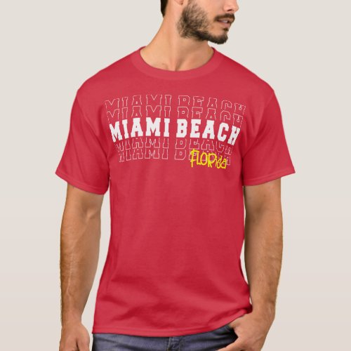 Miami Beach city Florida Miami Beach FL T_Shirt