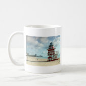 Miami Beach Fl. USA  Art Deco lifeguard stations. Coffee Mug (Left)