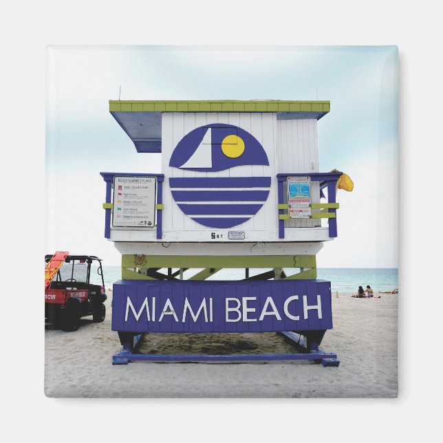 Miami Beach Florida #02 Magnet (Front)