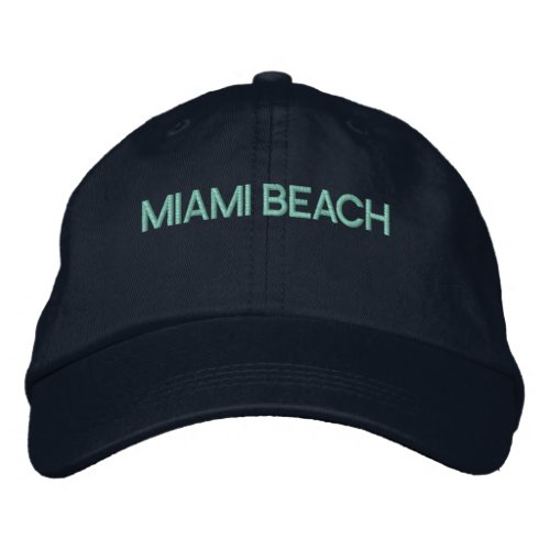 Miami Beach Florida Baseball Hat