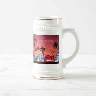 Miami Beach, Florida Beer Stein