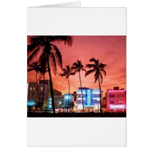 Miami Beach, Florida Cards (Front)