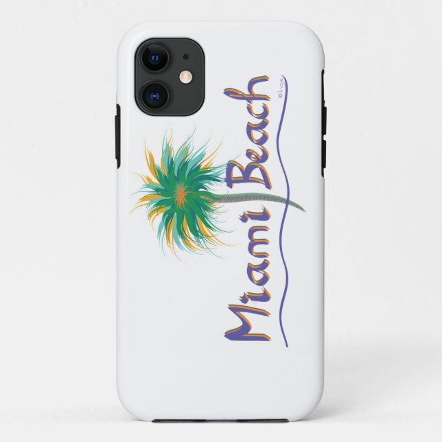 Miami Beach, Florida Case-Mate iPhone Case (Back)