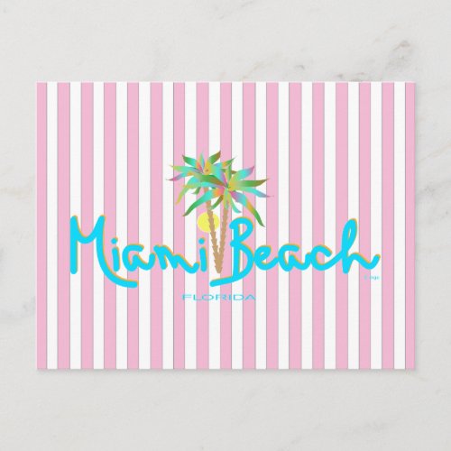Miami Beach Florida I Love You Postcard