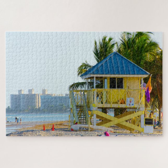 Miami Beach Florida Jigsaw Puzzle (Horizontal)