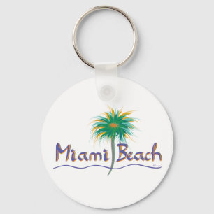 Miami Beach, Florida Keychain