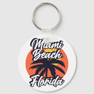 Miami Beach,Florida Keychain