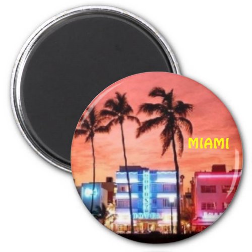 Miami Beach Florida Magnet