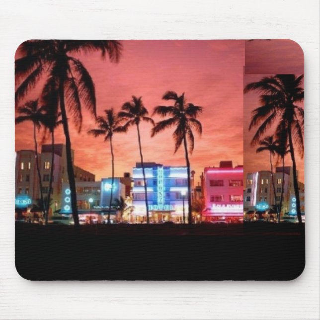 Miami Beach, Florida Mouse Pad (Front)