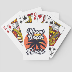 Miami Beach,Florida Poker Cards