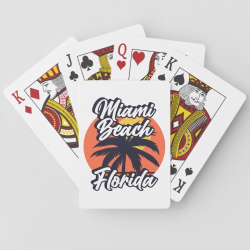 Miami BeachFlorida Poker Cards