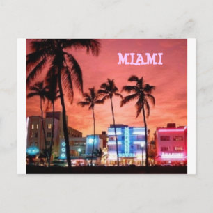 Miami Beach, Florida Postcard